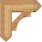 Ekena Millwork Westlake Arts and Crafts Rough Sawn Bracket w/ Offset Brace, Western Red Cedar, 8"W x 22"D x 22"H BKT0806X22X22WTL03RWR - alternate 3
